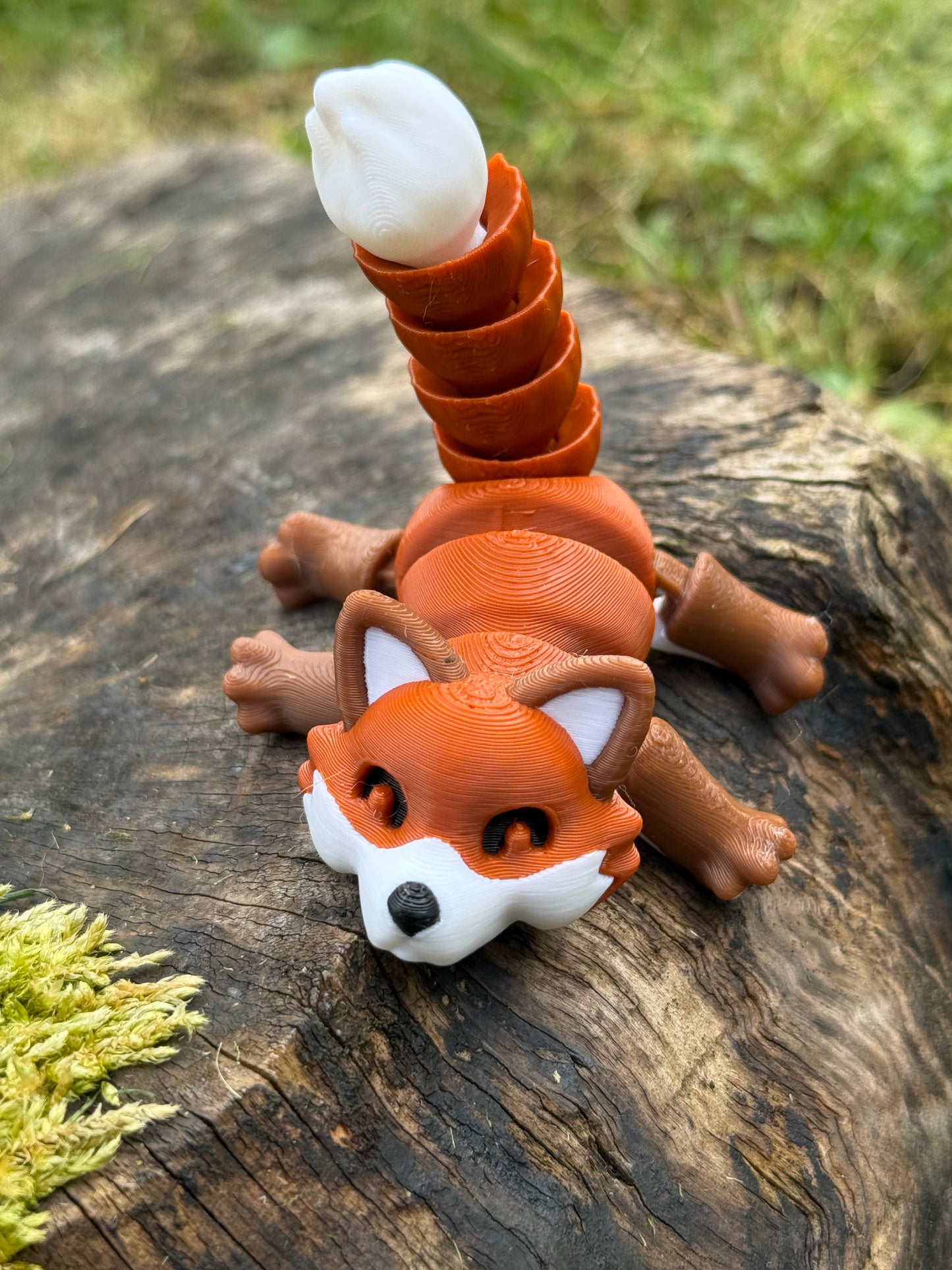 Fox Figurine Keychain