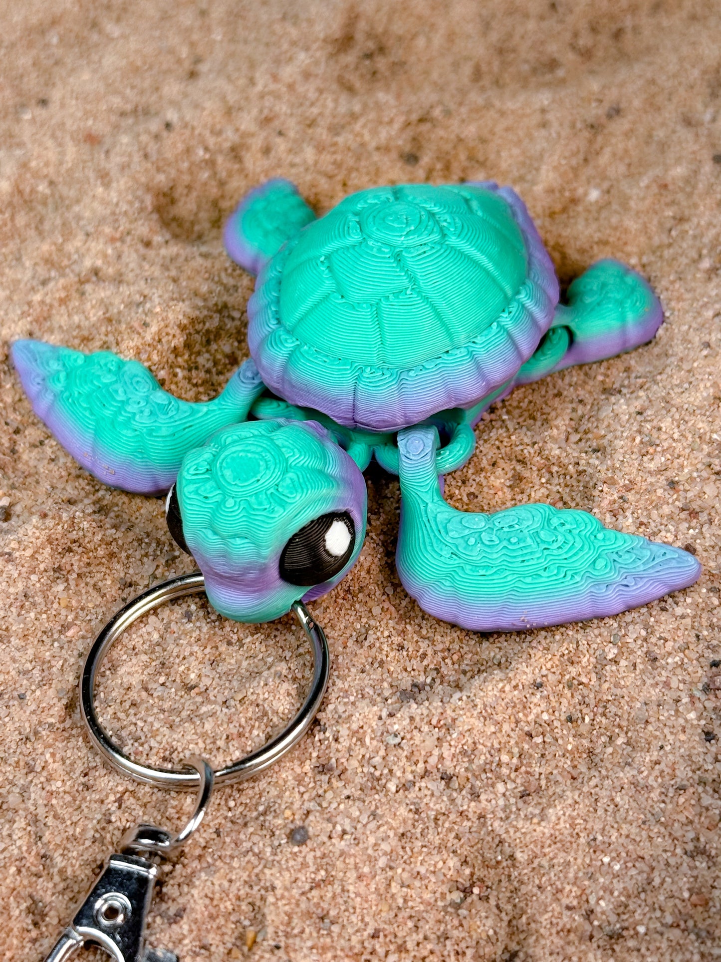 Adorable Sea Turtle Keychain