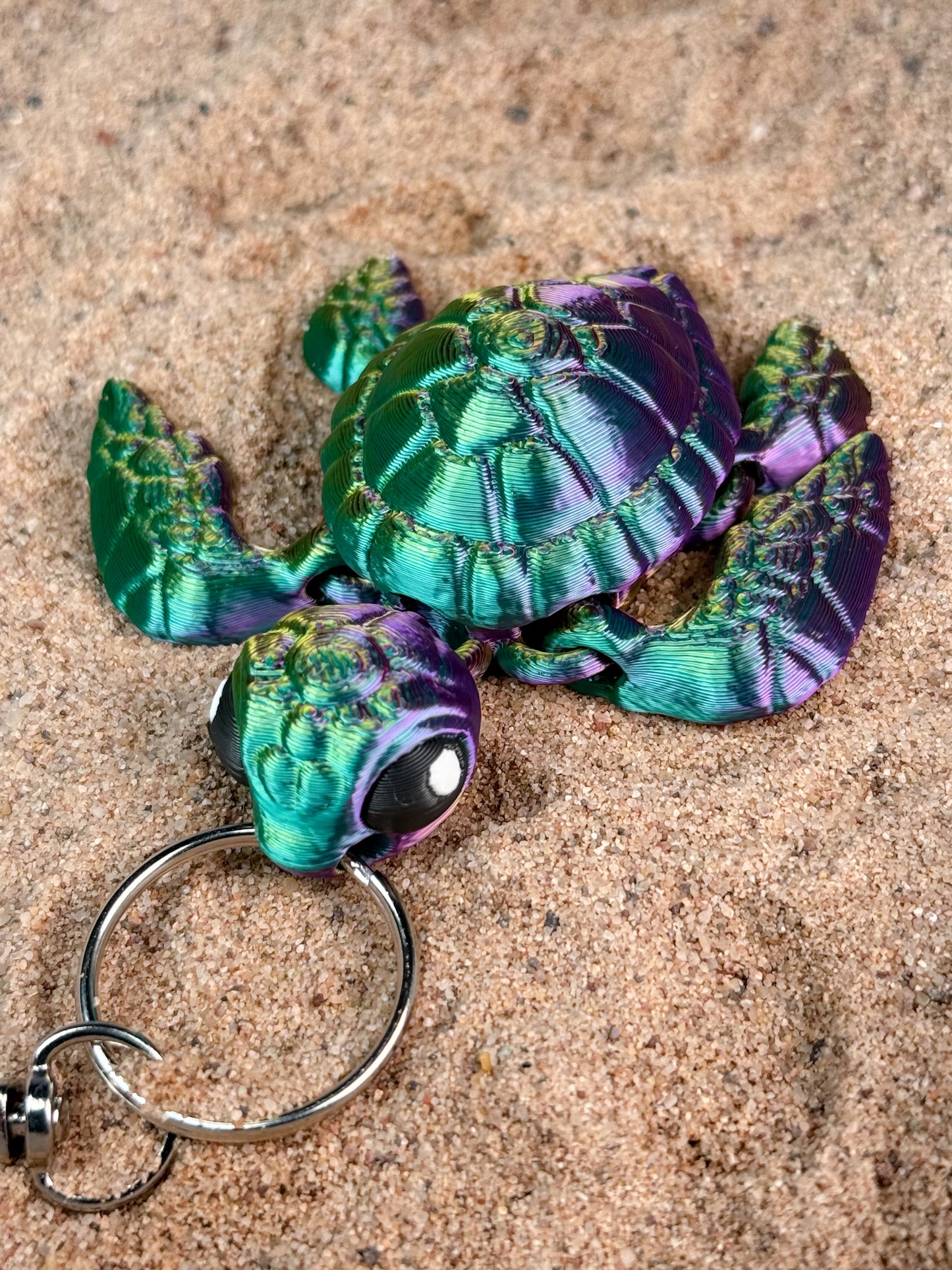 Adorable Sea Turtle Keychain